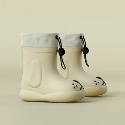 Childrens Waterproof Rain Boots - Boys and Girls EVA Safety Shoes - ZOOMNSTORE