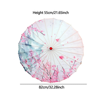 Chinese Oiled Paper Umbrella Japanese Women Decorative Umbrella for Costumes Photography Bridesmaids Party Scenery - ZOOMNSTORE