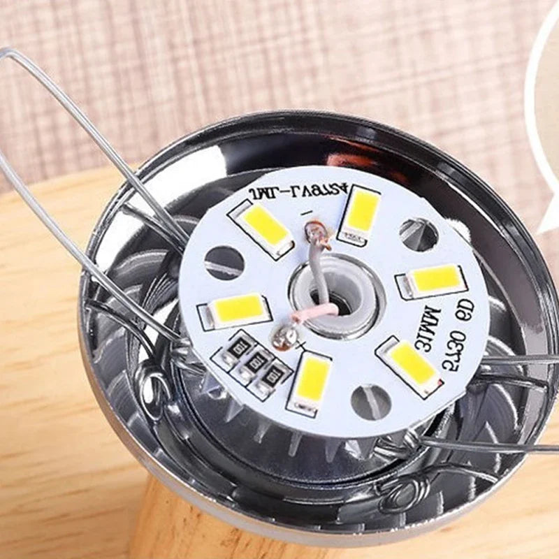 Chinese LED Table Lamp - Dimmable USB Night Light with Fabric Lampshade for Living Room and Bedroom - ZOOMNSTORE