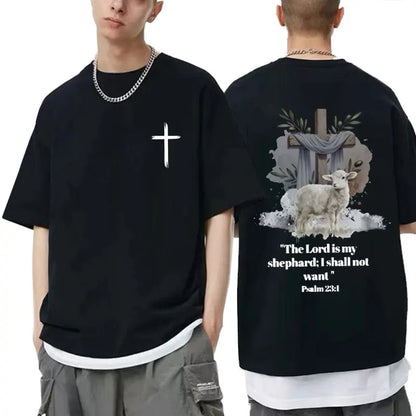 Faith Over Fear Dove T-Shirt - Casual Oversized Cotton Tee for Men  Women - ZOOMNSTORE