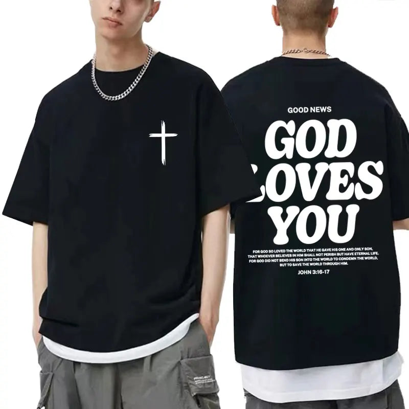 Faith Over Fear Dove T-Shirt - Casual Oversized Cotton Tee for Men  Women - ZOOMNSTORE