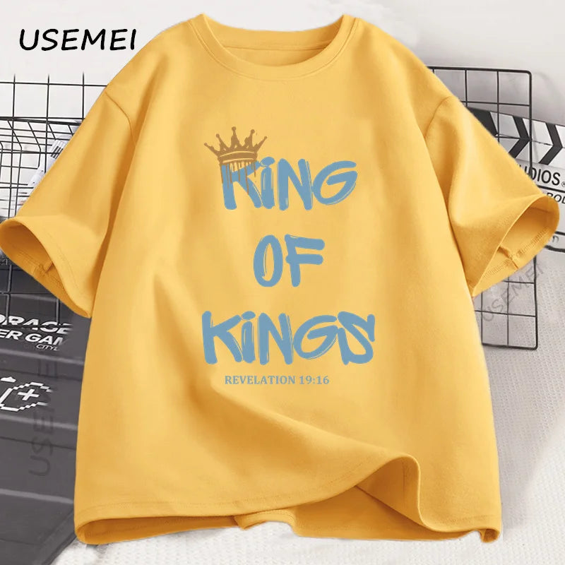 King of Kings T-Shirt - Christian Streetwear for Men and Women - ZOOMNSTORE