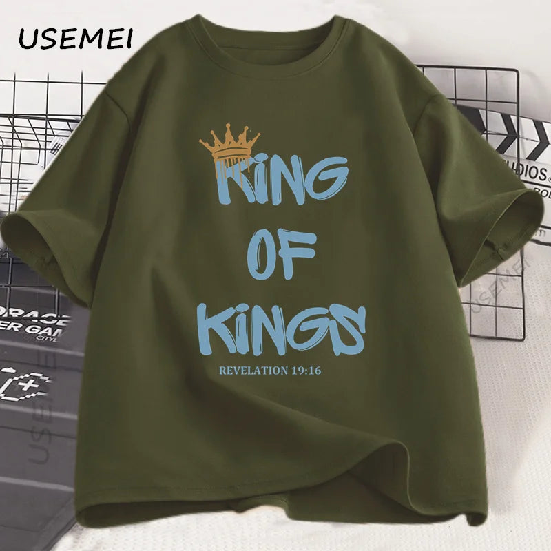 King of Kings T-Shirt - Christian Streetwear for Men and Women - ZOOMNSTORE
