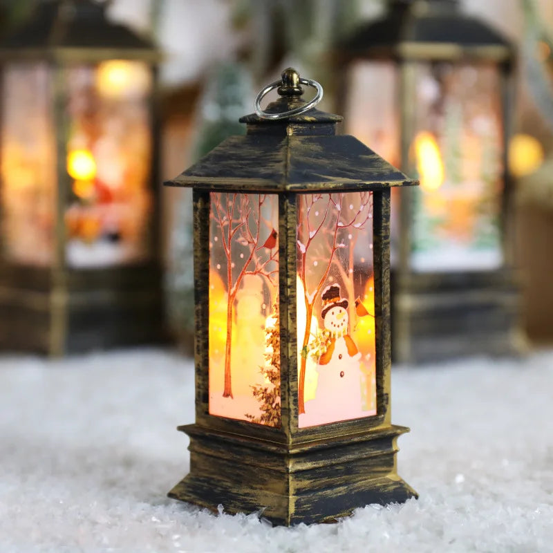 Snowman Night Lamp - Christmas Table Decor for Elderly - ZOOMNSTORE