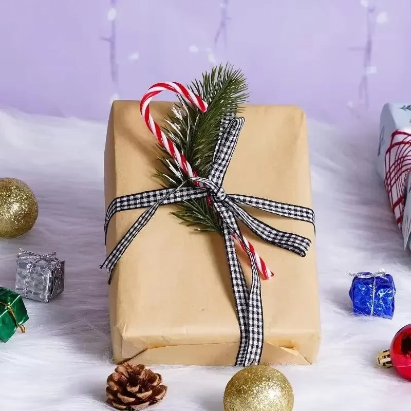 Christmas Candy Cane Ornaments - Plastic Tree Hanging Decorations 10010 Pcs - ZOOMNSTORE