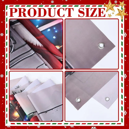 Christmas Door Banner – Santa Claus Flag Holiday Door Decoration for Home - ZOOMNSTORE