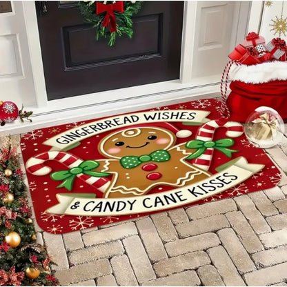Merry Christmas Door Mat - Outdoor Welcome Mat for Home Decor - ZOOMNSTORE