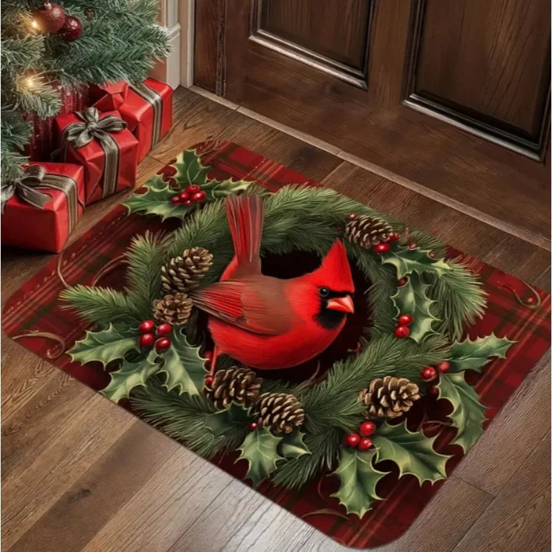 Merry Christmas Door Mat - Outdoor Welcome Mat for Home Decor - ZOOMNSTORE