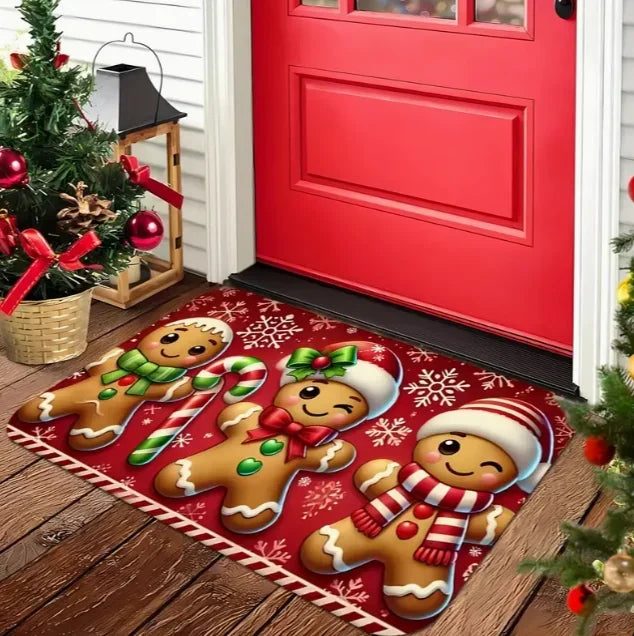 Merry Christmas Door Mat - Outdoor Welcome Mat for Home Decor - ZOOMNSTORE