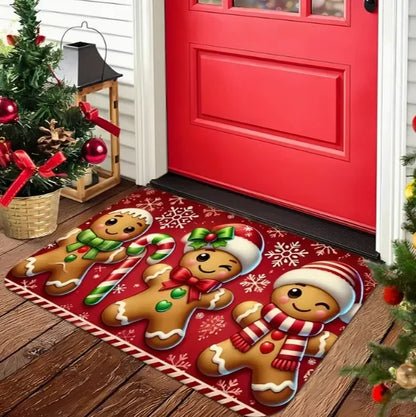 Merry Christmas Door Mat - Outdoor Welcome Mat for Home Decor - ZOOMNSTORE