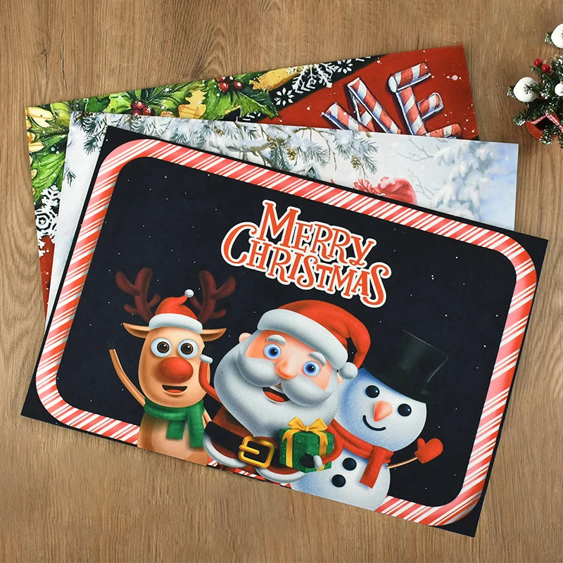 Christmas Doormat - Anti-Slip Holiday Floor Mat for Home Decoration and New Year Gift - ZOOMNSTORE