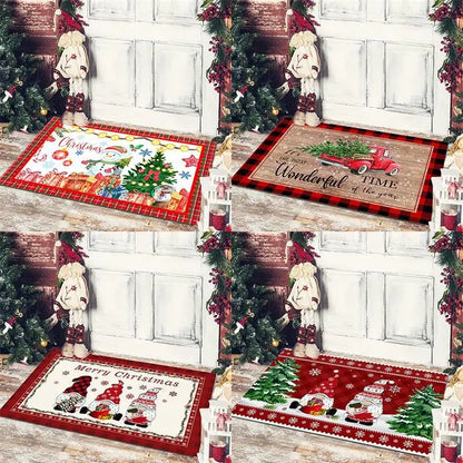 Christmas Doormat - Anti-Slip Holiday Floor Mat for Home Decoration and New Year Gift - ZOOMNSTORE