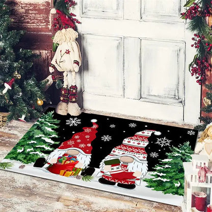 Christmas Doormat - Anti-Slip Holiday Floor Mat for Home Decoration and New Year Gift - ZOOMNSTORE