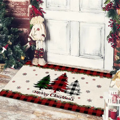Christmas Doormat - Anti-Slip Holiday Floor Mat for Home Decoration and New Year Gift - ZOOMNSTORE