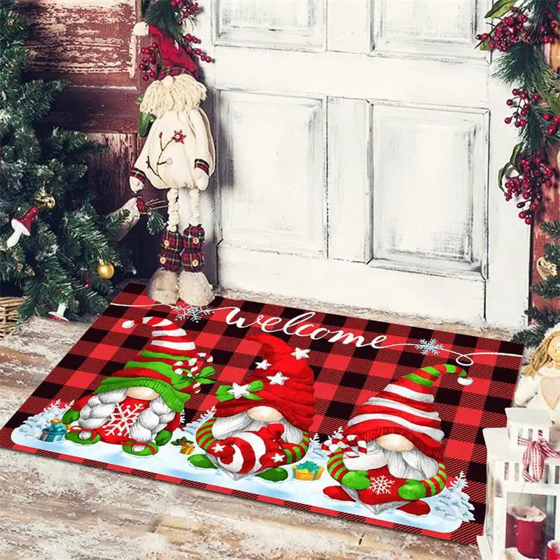 Christmas Doormat - Anti-Slip Holiday Floor Mat for Home Decoration and New Year Gift - ZOOMNSTORE