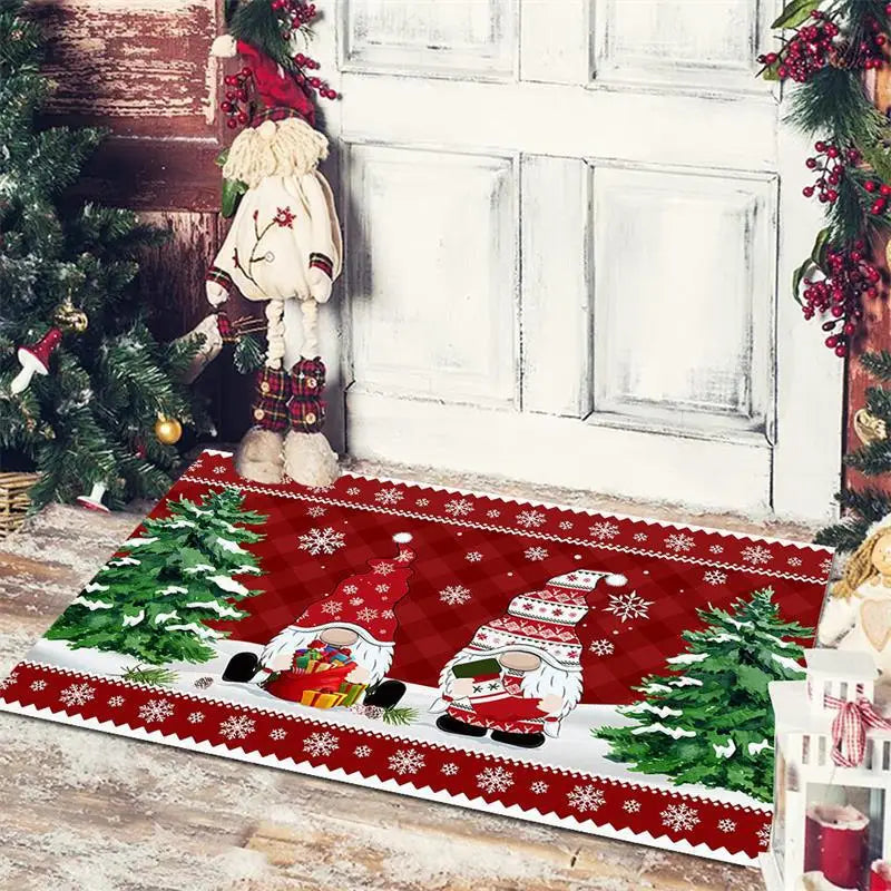 Christmas Doormat - Anti-Slip Holiday Floor Mat for Home Decoration and New Year Gift - ZOOMNSTORE