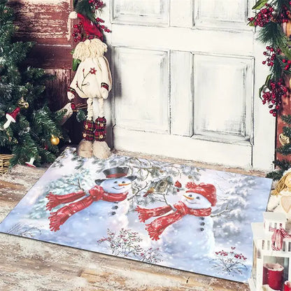 Christmas Doormat - Anti-Slip Holiday Floor Mat for Home Decoration and New Year Gift - ZOOMNSTORE