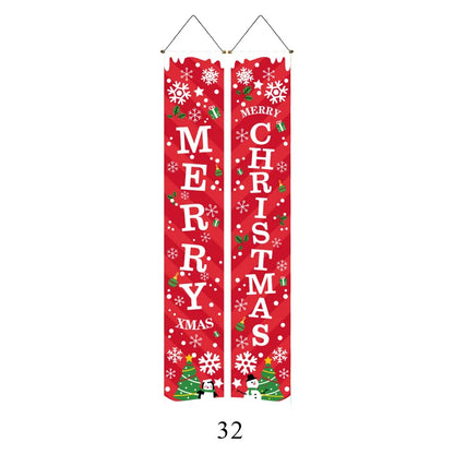 Christmas Banners - Holiday Decorations for Home Party or Garden 180cm x 30cm - ZOOMNSTORE
