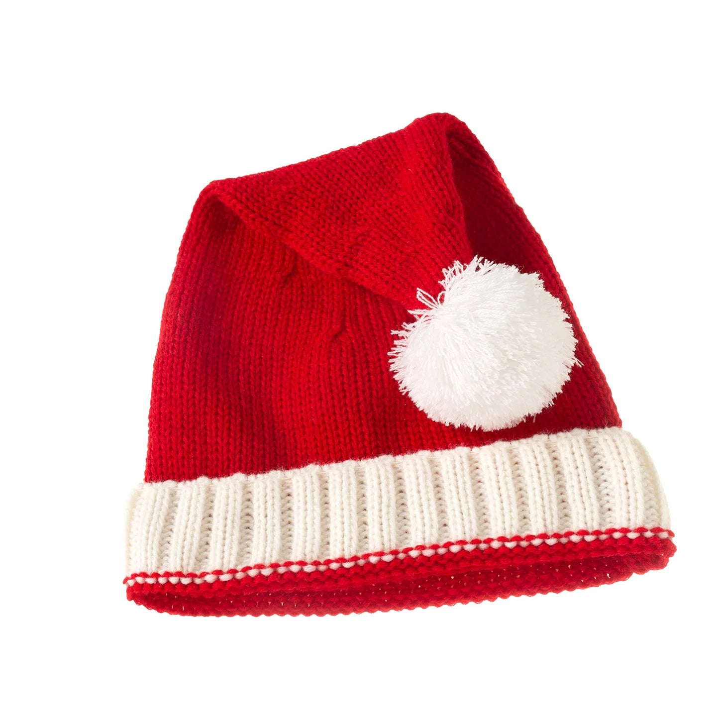 Christmas Pom Pom Beanie Hat - Soft Knitted Santa Hat for Adults  Kids Holiday Gift  Decoration 2023 - ZOOMNSTORE