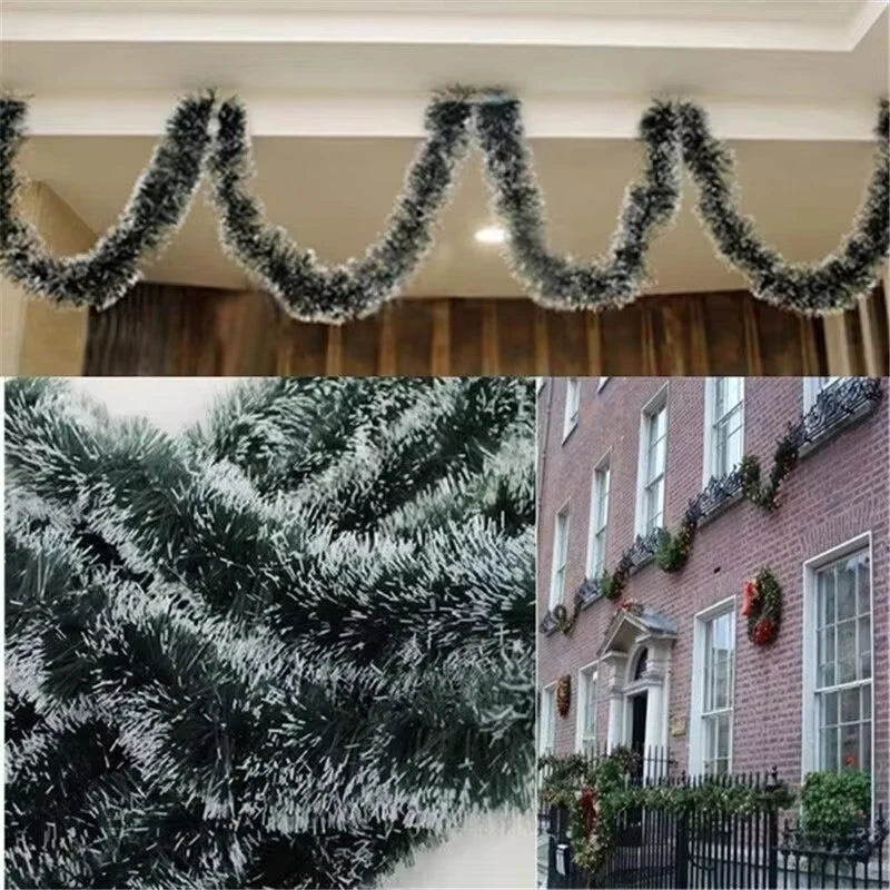 Christmas Ribbon Garland - 2M Holiday Decoration for Tree  Parties - ZOOMNSTORE