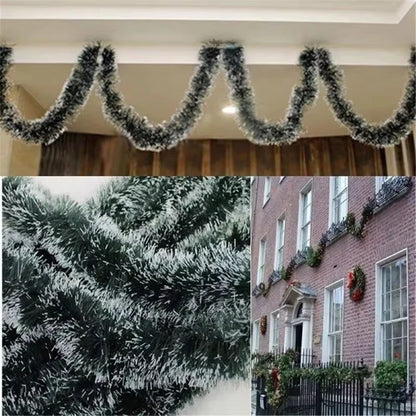 Christmas Ribbon Garland - 2M Holiday Decoration for Tree  Parties - ZOOMNSTORE