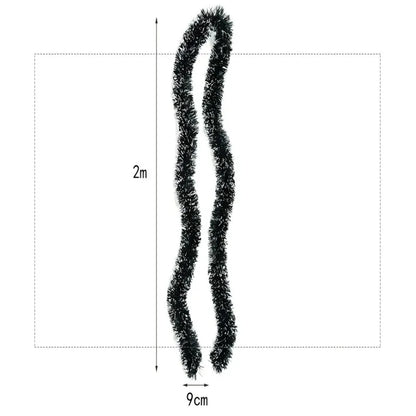 Christmas Ribbon Garland - 2M Holiday Decoration for Tree  Parties - ZOOMNSTORE
