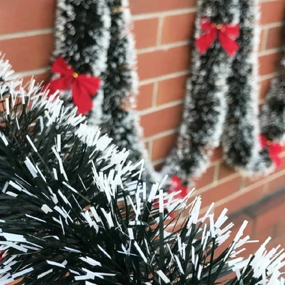 Christmas Ribbon Garland - 2M Holiday Decoration for Tree  Parties - ZOOMNSTORE