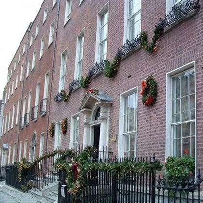 Christmas Ribbon Garland - 2M Holiday Decoration for Tree  Parties - ZOOMNSTORE