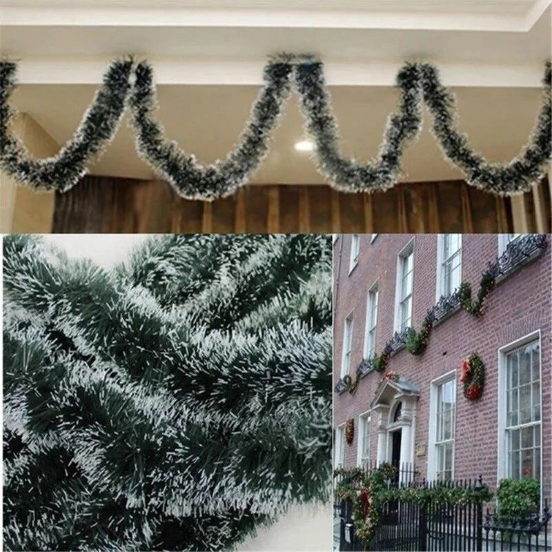 Christmas Ribbon Garland - 2M Holiday Decoration for Tree  Parties - ZOOMNSTORE