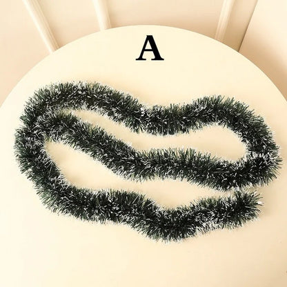Christmas Ribbon Garland - 2M Holiday Decoration for Tree  Parties - ZOOMNSTORE