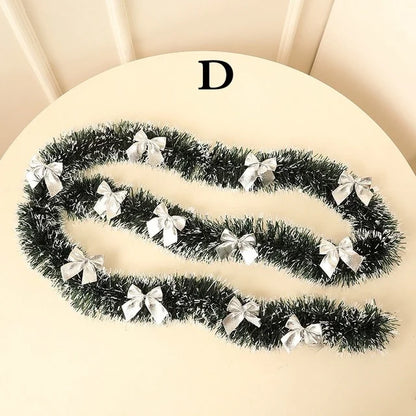 Christmas Ribbon Garland - 2M Holiday Decoration for Tree  Parties - ZOOMNSTORE