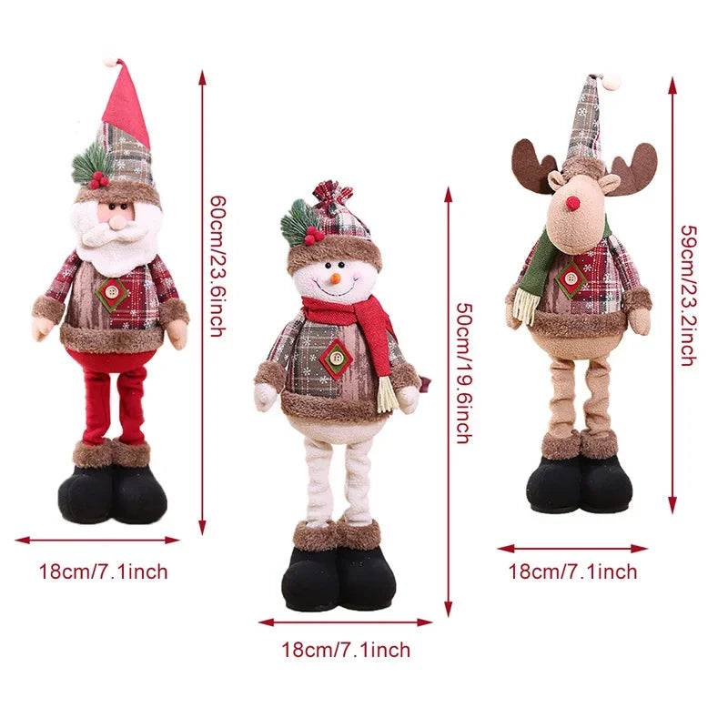 Christmas Santa Doll – Festive Home Decoration | Holiday Season Decor & Xmas Gift Ideas - ZOOMNSTORE