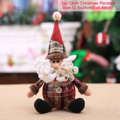 Christmas Santa Doll – Festive Home Decoration | Holiday Season Decor & Xmas Gift Ideas - ZOOMNSTORE