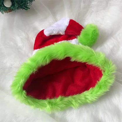 Unisex Plush Christmas Santa Hat - Holiday Party Accessory 2025 - ZOOMNSTORE