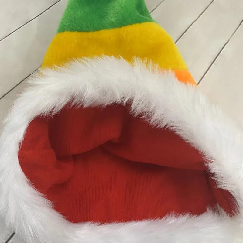 Unisex Plush Christmas Santa Hat - Holiday Party Accessory 2025 - ZOOMNSTORE