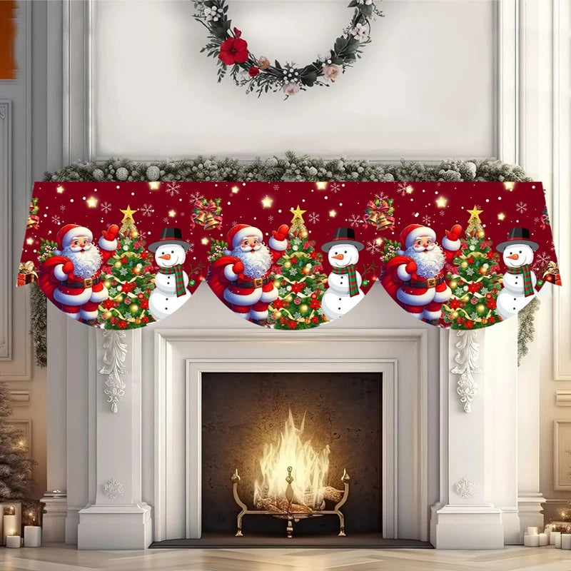 Christmas Snowman Scarf – Festive Fireplace Decorations & Holiday Home Decor 2025 - ZOOMNSTORE