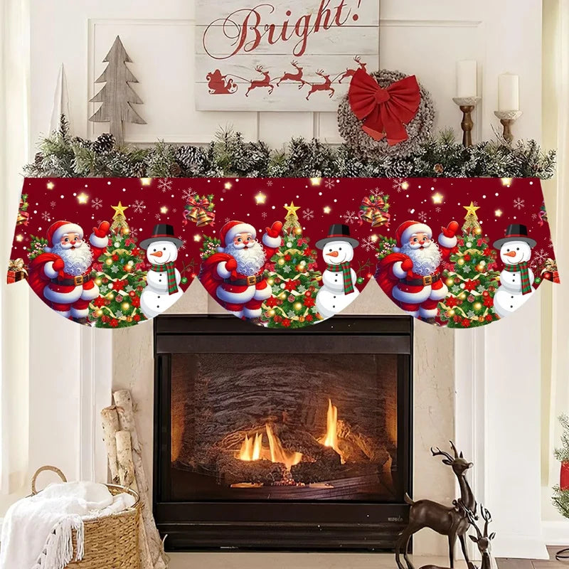 Christmas Snowman Scarf – Festive Fireplace Decorations & Holiday Home Decor 2025 - ZOOMNSTORE