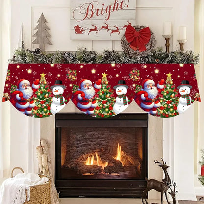 Christmas Snowman Scarf – Festive Fireplace Decorations & Holiday Home Decor 2025 - ZOOMNSTORE