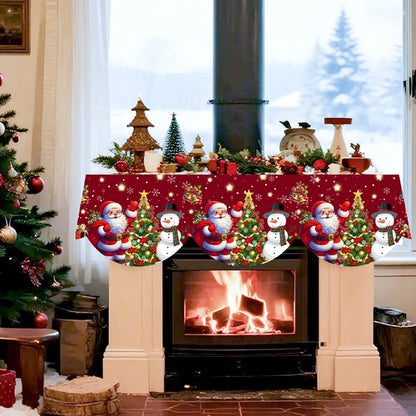 Christmas Snowman Scarf – Festive Fireplace Decorations & Holiday Home Decor 2025 - ZOOMNSTORE