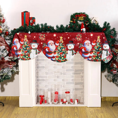 Christmas Snowman Scarf – Festive Fireplace Decorations & Holiday Home Decor 2025 - ZOOMNSTORE
