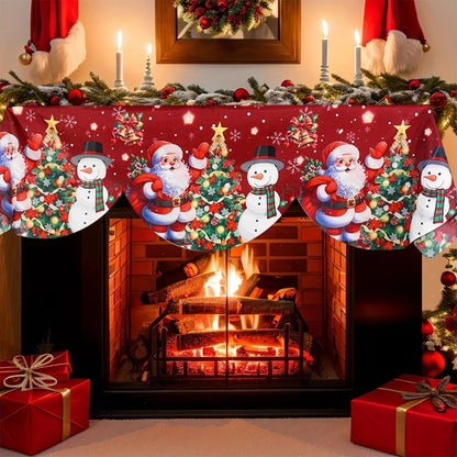 Christmas Snowman Scarf – Festive Fireplace Decorations & Holiday Home Decor 2025 - ZOOMNSTORE