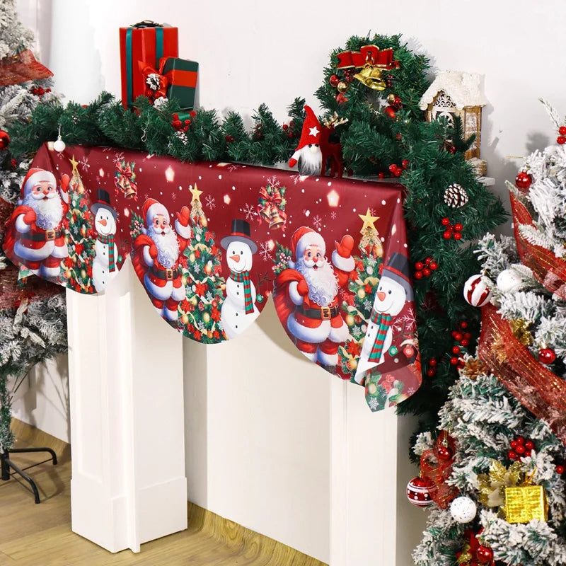 Christmas Snowman Scarf – Festive Fireplace Decorations & Holiday Home Decor 2025 - ZOOMNSTORE