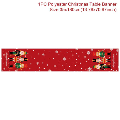 Christmas Table Runner - Holiday Decor for Home 2024  New Year Gift 2025 - ZOOMNSTORE