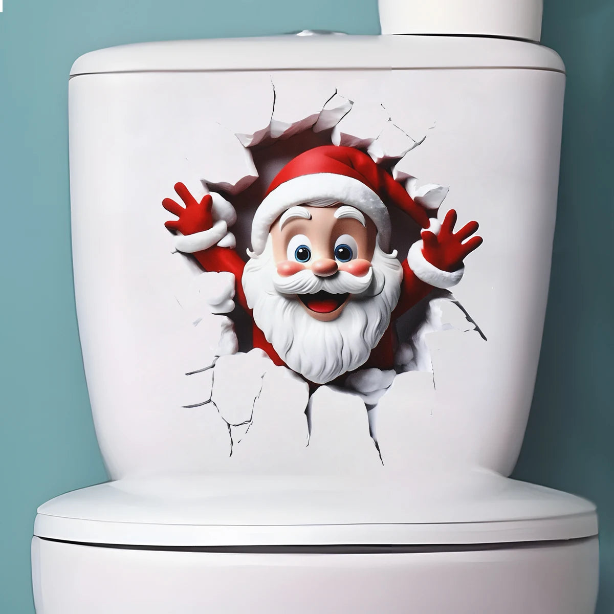 Christmas Toilet Sticker - Merry Xmas Decoration for Home 2025-2026 - ZOOMNSTORE