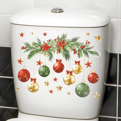 Christmas Toilet Sticker - Merry Xmas Decoration for Home 2025-2026 - ZOOMNSTORE