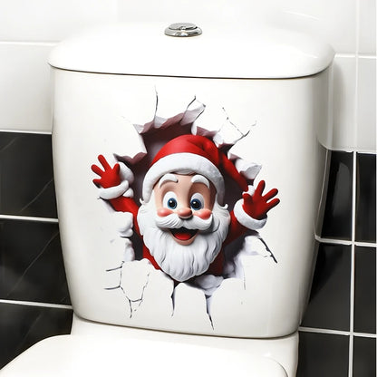Christmas Toilet Sticker - Merry Xmas Decoration for Home 2025-2026 - ZOOMNSTORE