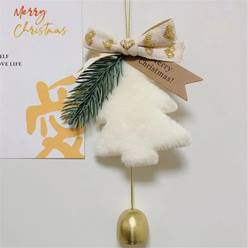 Christmas Tree Bells - Handmade Plush Nordic Xmas Hanging Ornaments & Festive Decor - ZOOMNSTORE