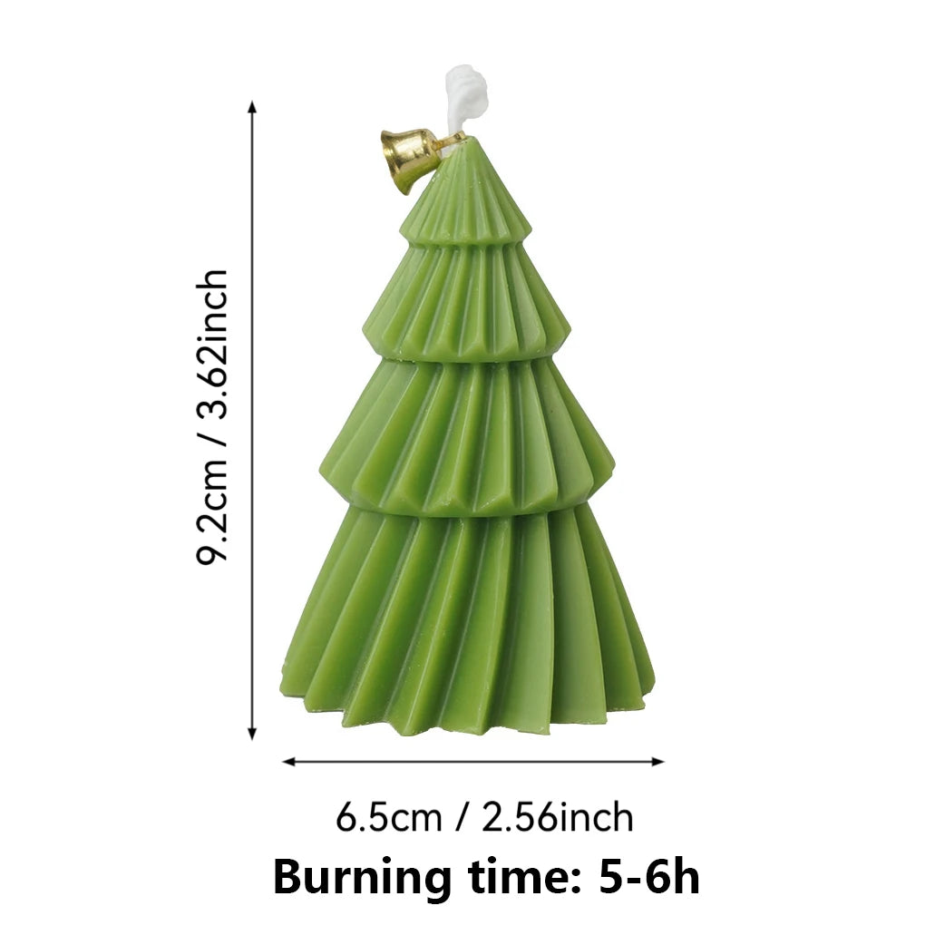 Handcrafted Christmas Tree Scented Candles - Festive Holiday Decor  Perfect Gift for Xmas Lovers - ZOOMNSTORE