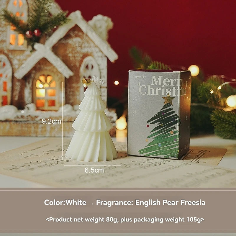 Handcrafted Christmas Tree Scented Candles - Festive Holiday Decor  Perfect Gift for Xmas Lovers - ZOOMNSTORE