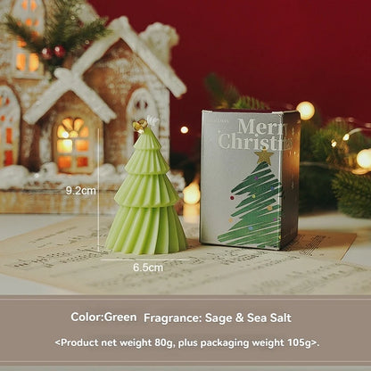 Handcrafted Christmas Tree Scented Candles - Festive Holiday Decor  Perfect Gift for Xmas Lovers - ZOOMNSTORE